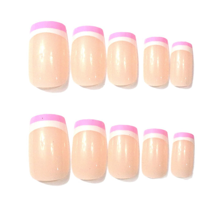 Acrylic French Tip Nail Enhancements Kalsten