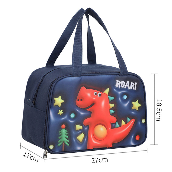 Insulated Lunch Bag with Fun Penguin Design