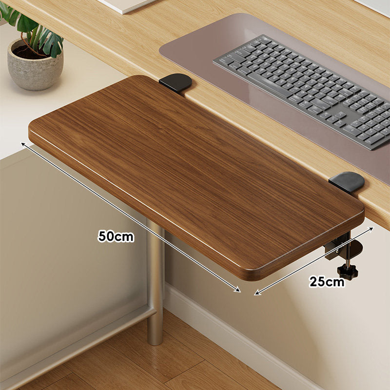 Under-Desk Sliding Keyboard Tray and Desk Extender with Smooth Glide Mount