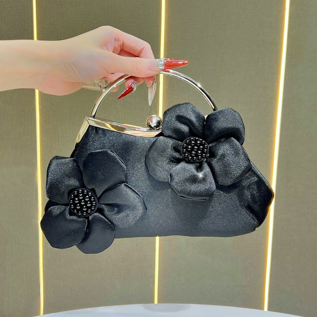 Floral Accent Clutch