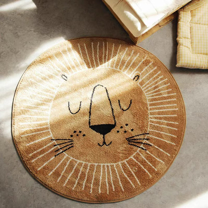 Round Plush Play Mat Kalsten