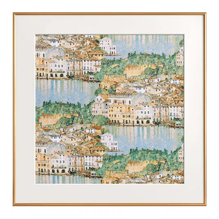 Framed Scenic Watercolor Artwork