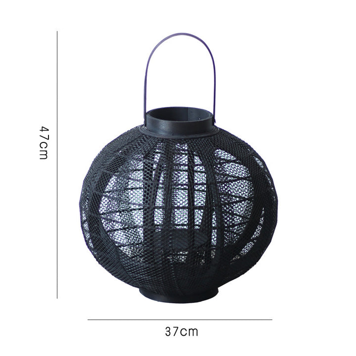 Decorative metal lantern with handle Kalsten