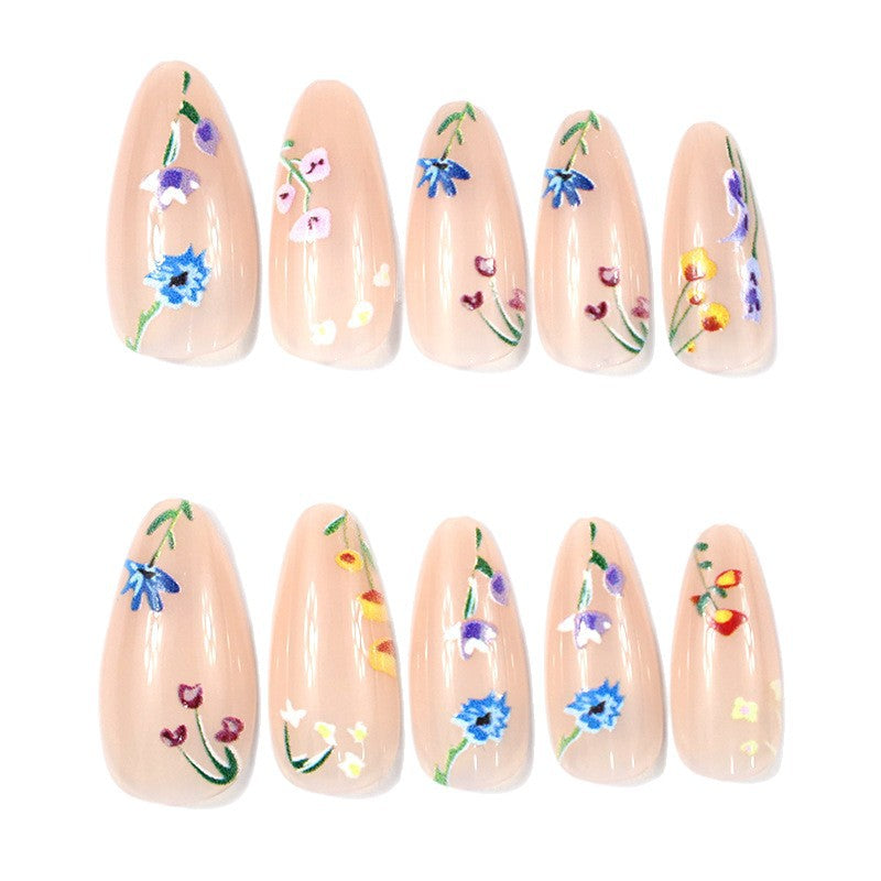 Floral Artistic Nail Enhancements Kalsten