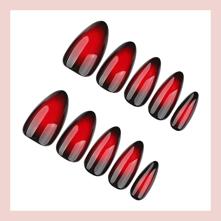 Acrylic nail set with glamorous gradient Kalsten