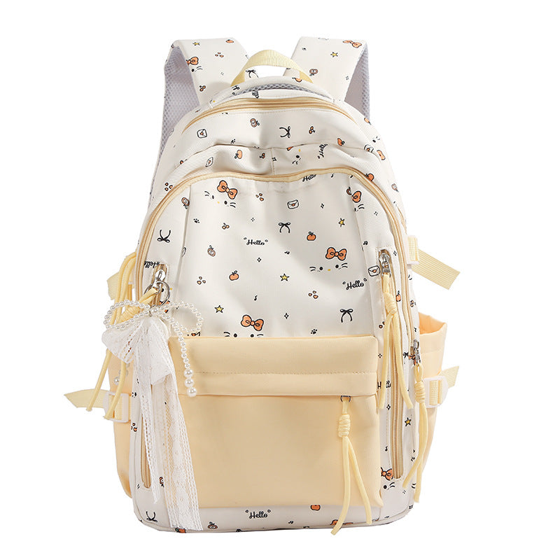 Leisure backpack with charming design and practical compartments Kalsten