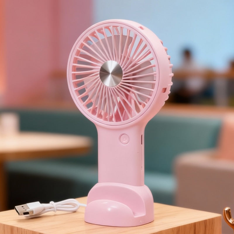 Women's portable handheld fan with variable speed control and ergonomic design Kalsten