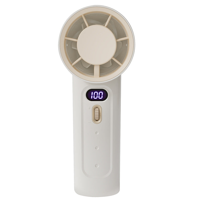Women's portable hand fan with digital speed display Kalsten