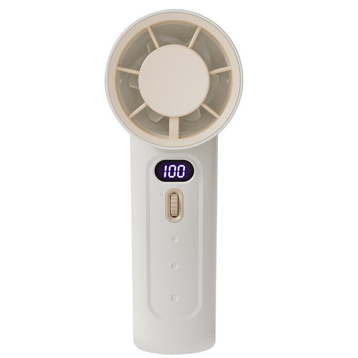 Women's portable hand fan with digital speed display Kalsten