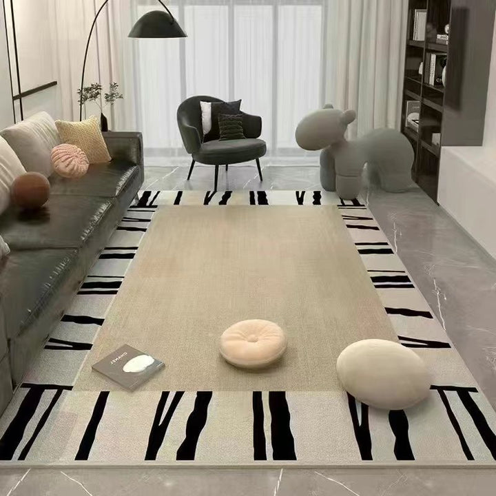 Modern Abstract Area Rug for Indoor Display