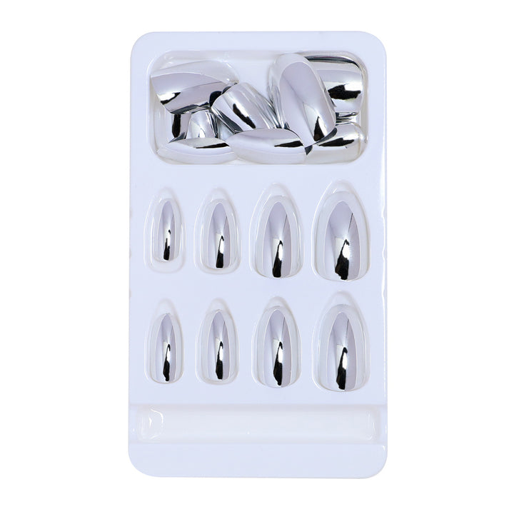 Metallic Glossy Press-On Nail Set Kalsten