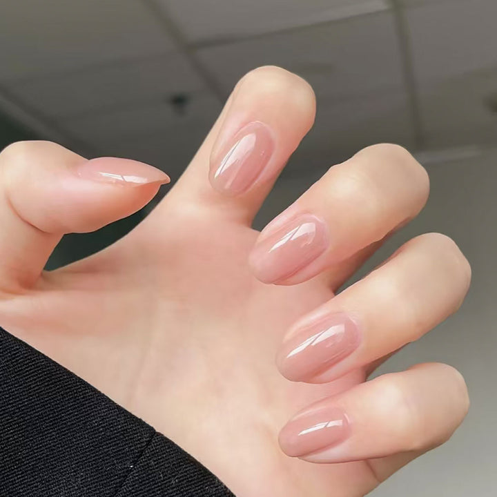 Classic Glossy Press-On Nail Set