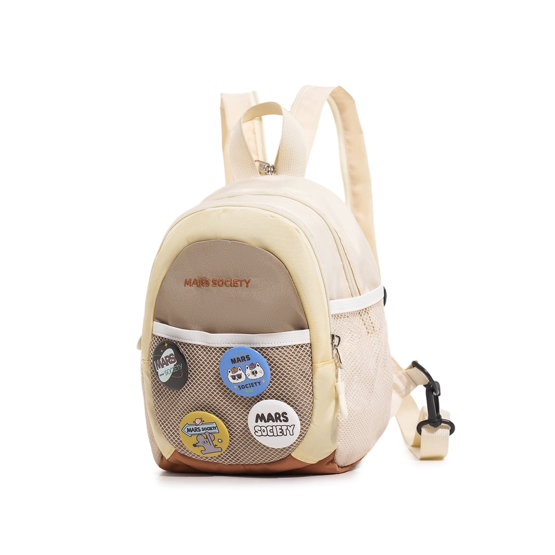 Trendy Lightweight Backpack with Fun Patches Kalsten