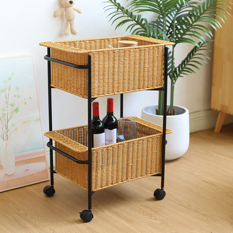 Large Handcrafted Woven Storage Bin Kalsten