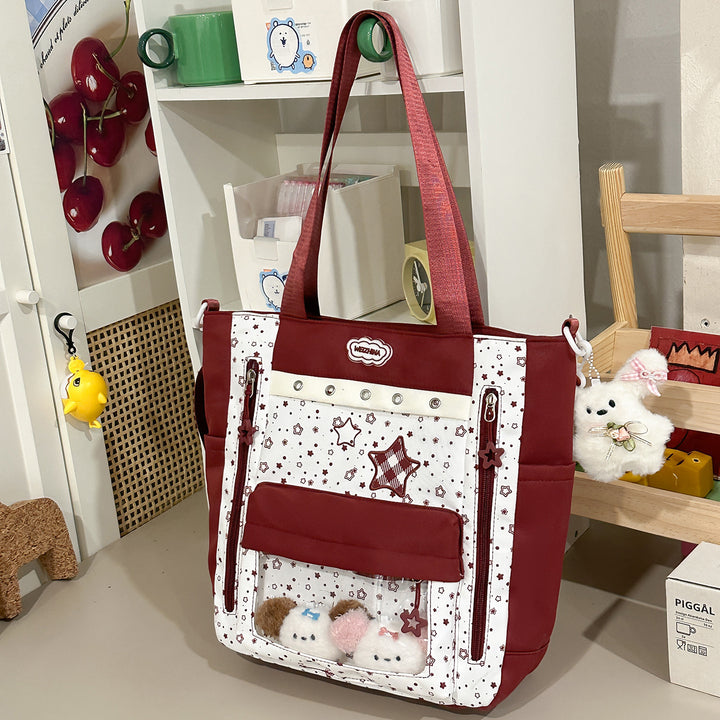 Transparent Pocket Backpack Kalsten