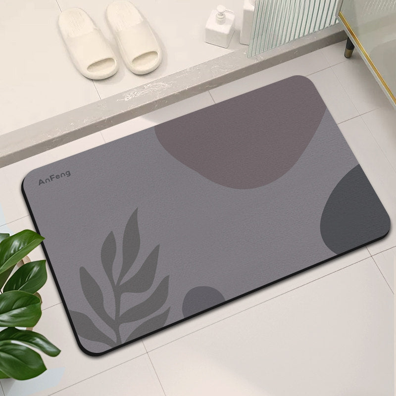 Stylish Abstract Design Bath Mat