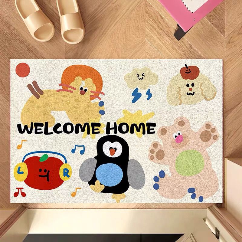 Fun Cartoon-Themed Welcome Mat Kalsten