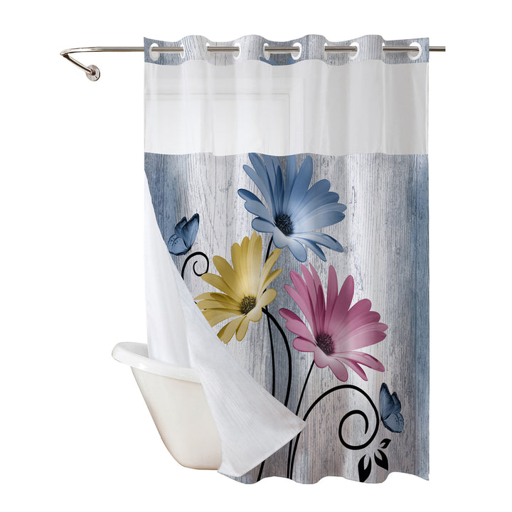 Floral Print Shower Curtain Kalsten