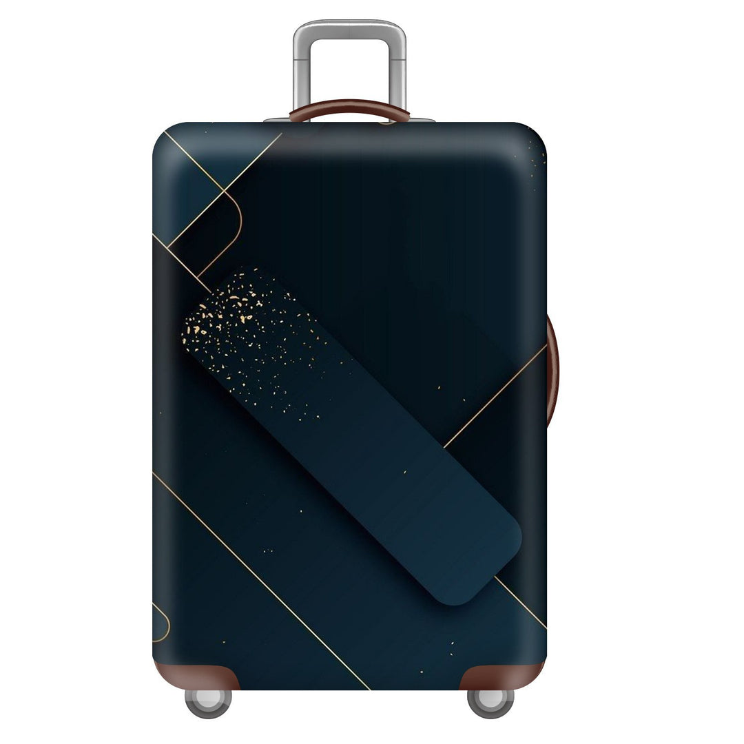 Unisex nan elastic suitcase cover with three-dimensional honeycomb pattern, shock-absorbing stretch protection cover for trolley with zipper Kalsten