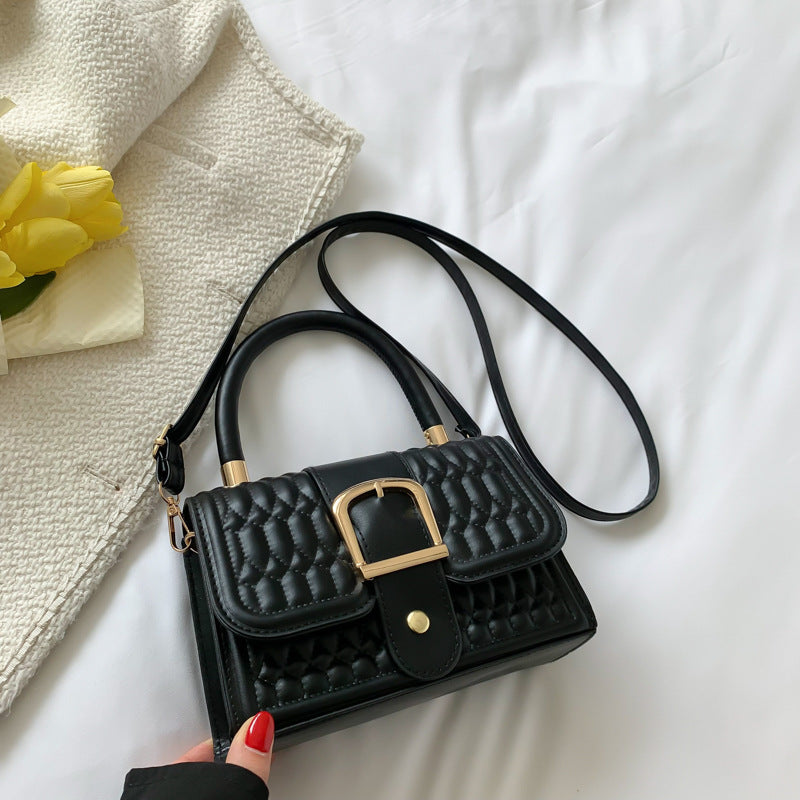 Quilted Structured Handbag