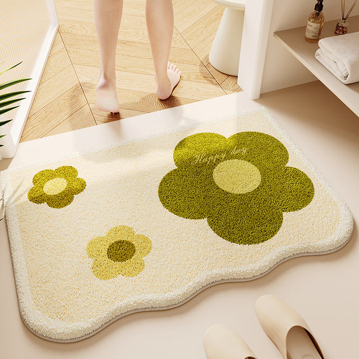 Soft Textured Bathroom Rug Kalsten