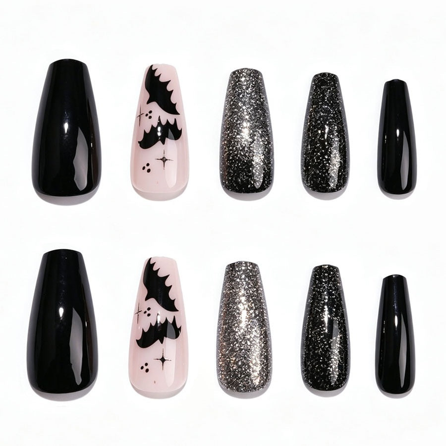 Artificial nail set with Halloween motif and creepy designs Kalsten