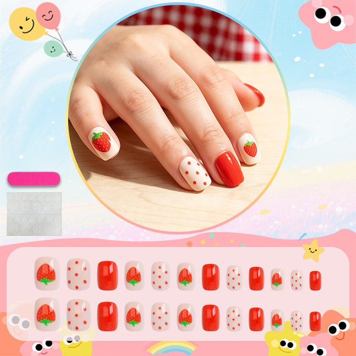Nail art set with playful flamingo and stripe patterns Kalsten