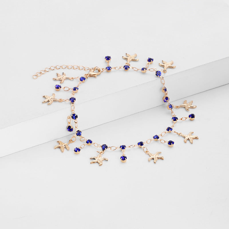 Starfish Charm Anklet Kalsten