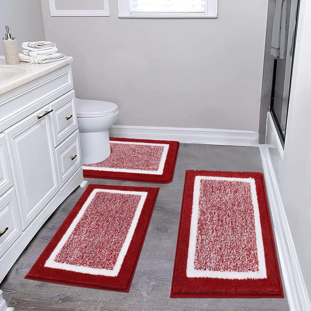 Luxurious Soft Bathroom Mat Set
