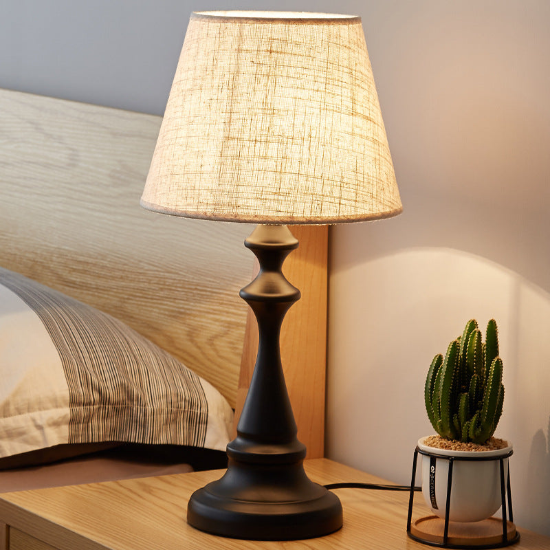 Modern Table Lamp with Fabric Shade