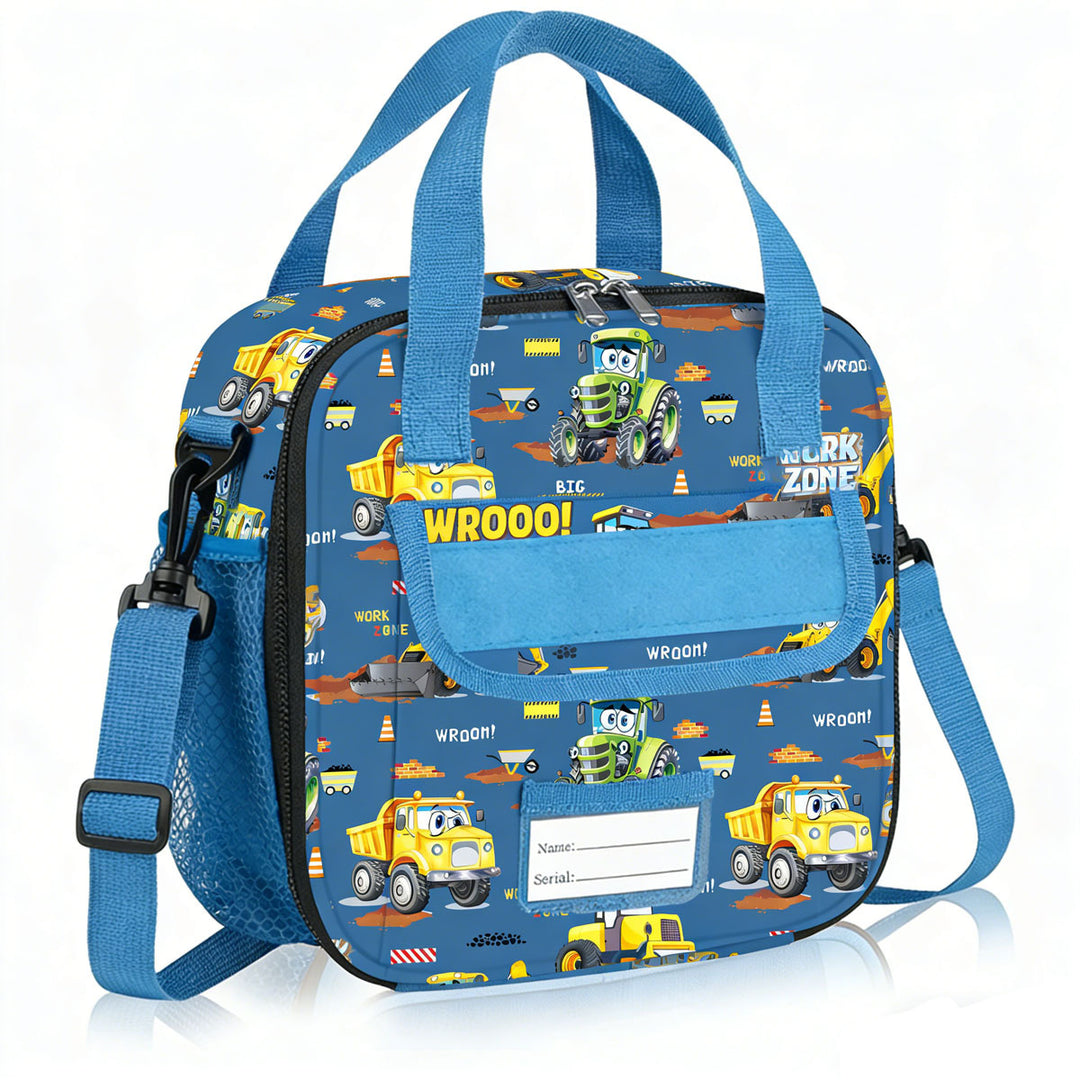 Construction-Themed Lunch Bag
