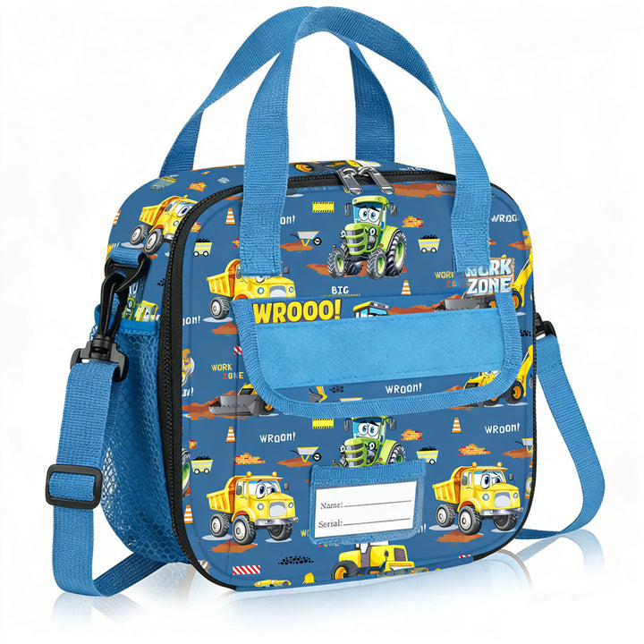 Fun Construction-Themed Lunch Bag