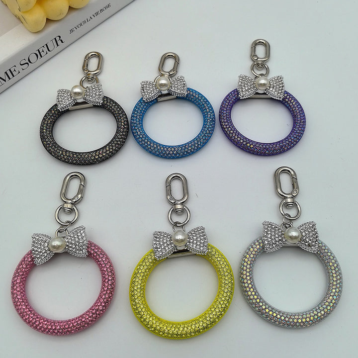 Elegant Rhinestone Bow Keychain Kalsten