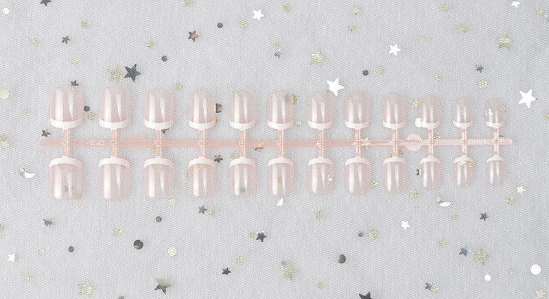 Glossy Natural-Shape Press-On Nails Kalsten
