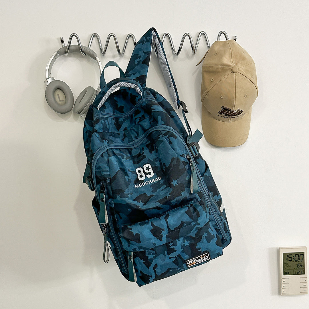 Versatile Camouflage Backpack with Multi-Pocket Design Kalsten
