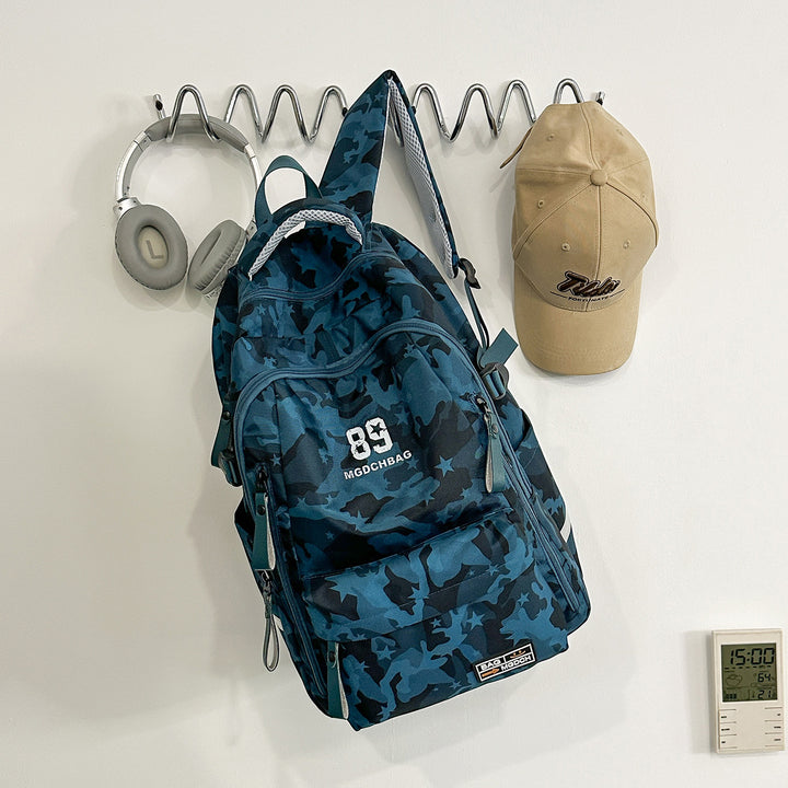 Versatile Camouflage Backpack with Multi-Pocket Design Kalsten