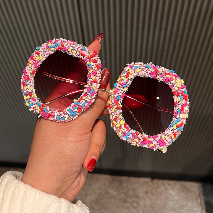 Women's fashion sunglasses with creative structures and colorful accents Kalsten