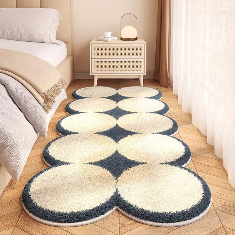 Artistic Wavy Edge Area Rug for Home Decor