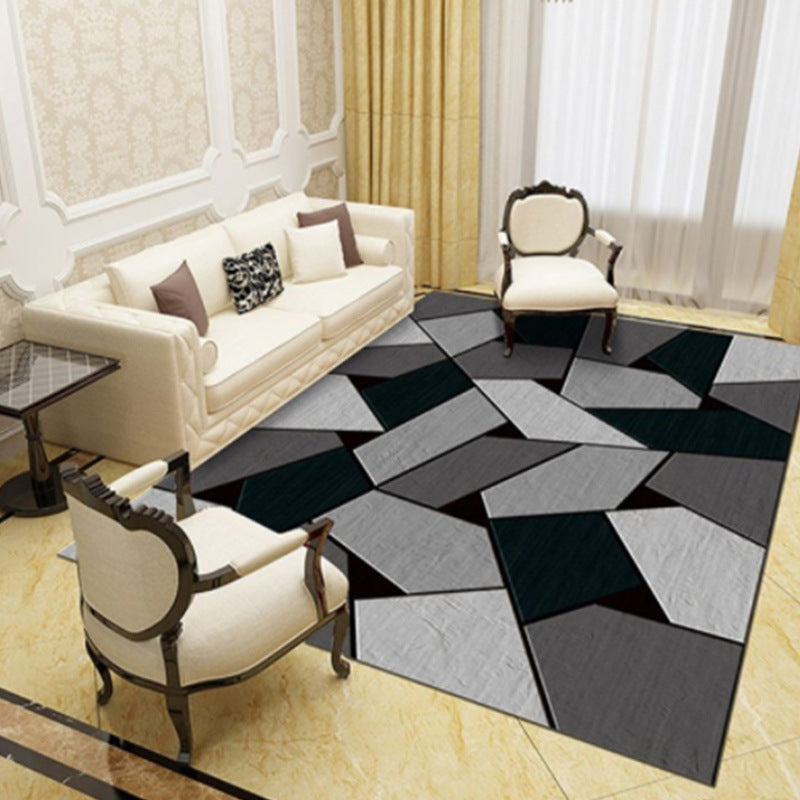 Marble-Patterned Area Rug Kalsten