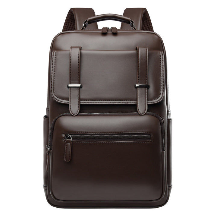 Leather Laptop Backpack Kalsten