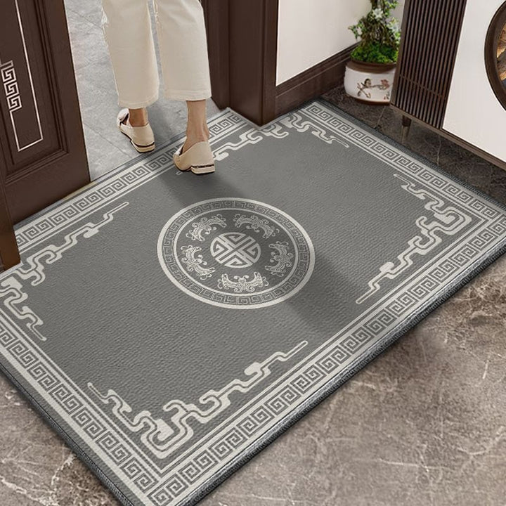 Stylish Ornamental Floor Mat for Home Decor