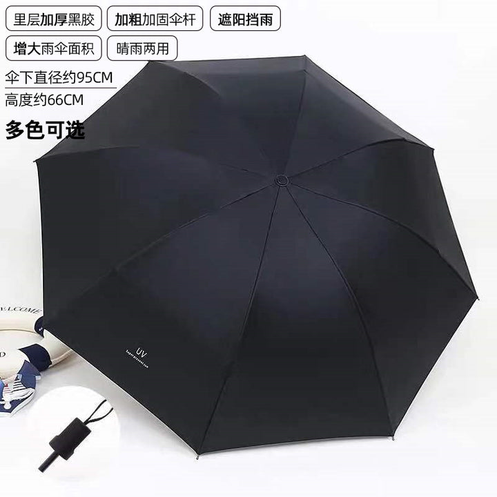 Women's Folding Umbrella with UV Protection and Sturdy Frame Kalsten