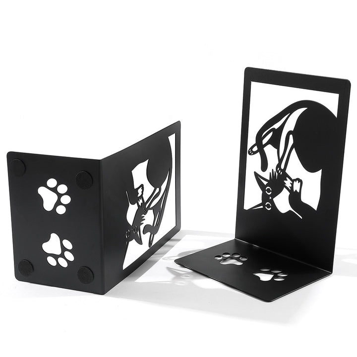 Cat-Themed Decorative Bookends