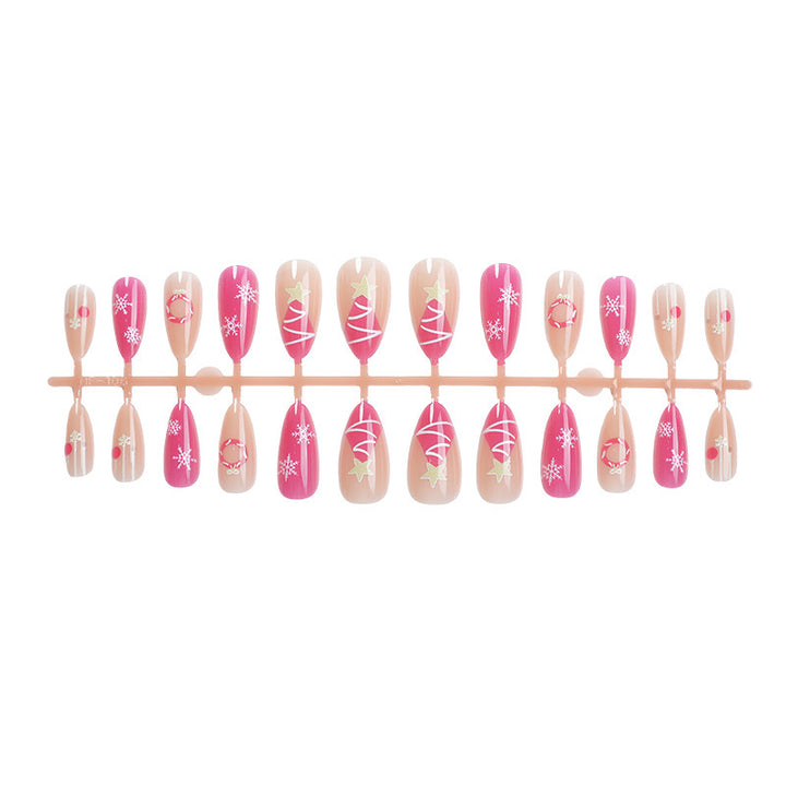 Festive Seasonal Press-On Nail Art Set Kalsten