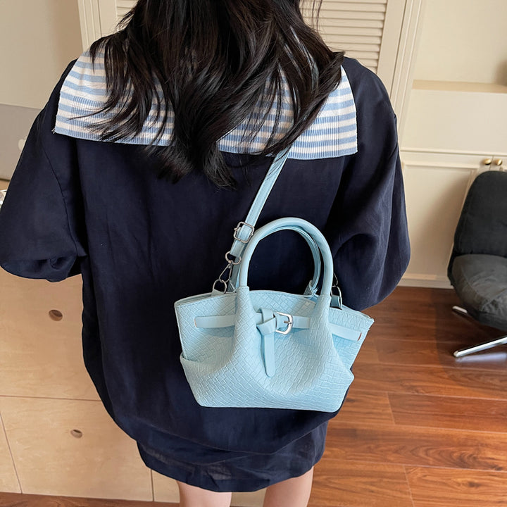 Stylish Woven Structured Handbag Kalsten