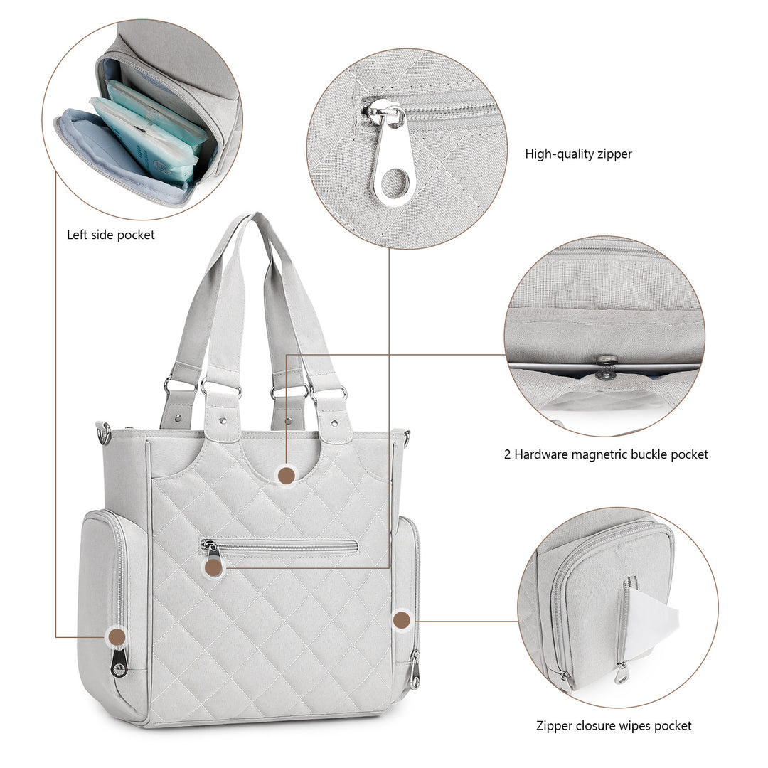 All-In-One Diaper Bag with Multifunctional Accessories Kalsten