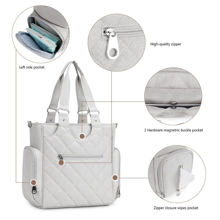 All-In-One Diaper Bag with Multifunctional Accessories Kalsten