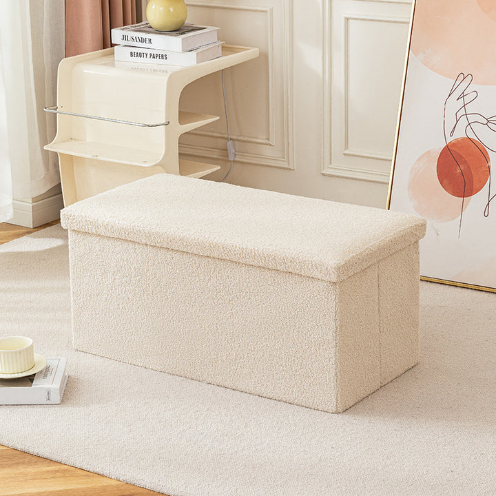 Plush Storage Ottoman Kalsten