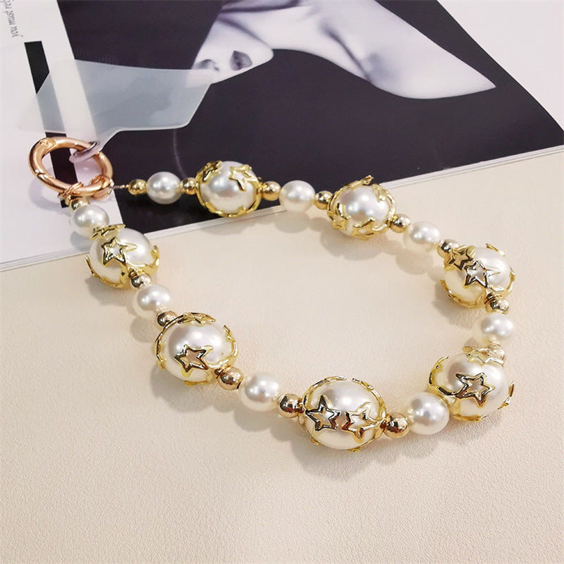Elegant Star-Accent Beaded Necklace Kalsten