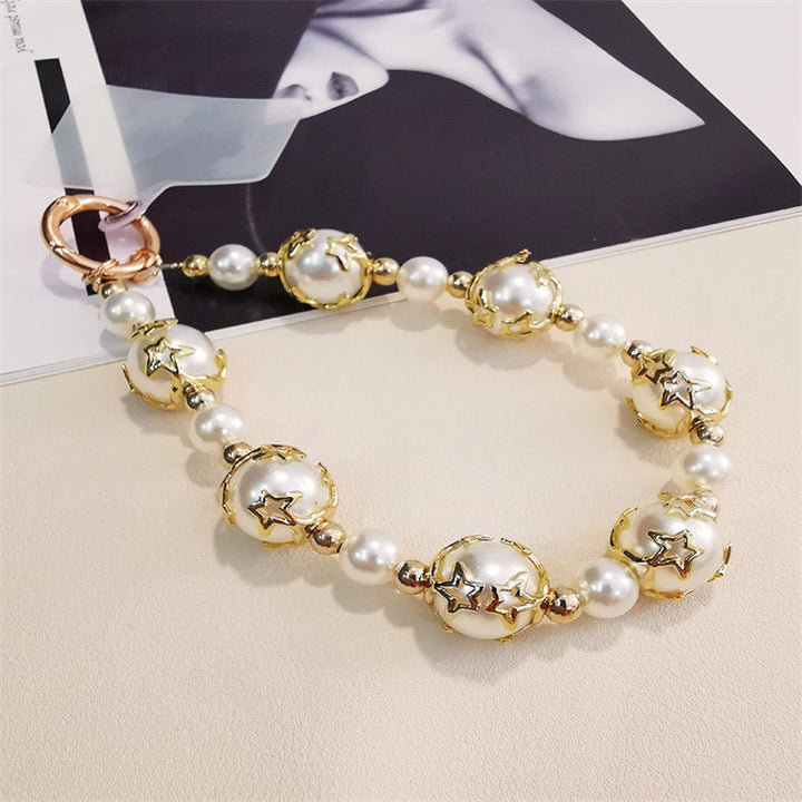 Elegant Star-Accent Beaded Necklace Kalsten